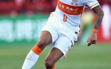 Shandong Luneng striker Diego Tardelli.