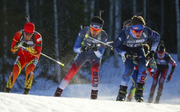 Managed by the Xuanhua No. 2 Middle School, the program provides free intensive alpine skiing and snowboarding training, along with regular school subjects, to 48 students.