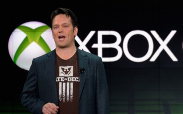 Phil Spencer speaks at the E3 conference.