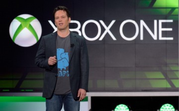 Phil Spencer, Microsoft’s Xbox video business head, speaks during Microsoft Xbox news conference at the Electronic Entertainment Expo at the Galen Center on June 10, 2013 in Los Angeles, California. 