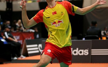 Chinese badminton player Huang Yuxiang.