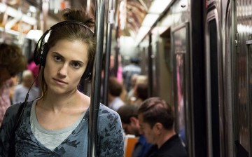Allison Williams in a scene playing Marnie in HBO's 