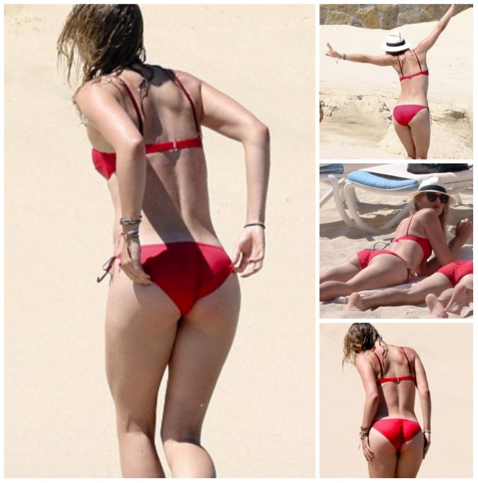 Maria Sharapova in Red Bikini