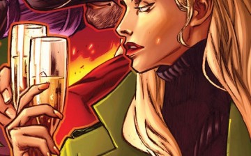 Gwen Stacy shares a drink with a mysterious character in new 