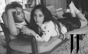 EXO’s Kai and F(x)’s Krystal Jung paired up for 'W Korea' August 2015 issue.