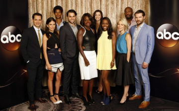 The cast of How to Get Away With Murder at the Television Critics Association summer press tour in July 2014.