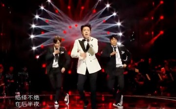 South Korean singer Hwang Chi Yeol performs the Mandarin version of Big Bang's 