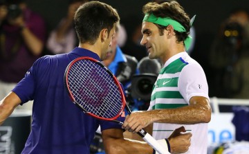 Novak Djokovic and Roger Federer