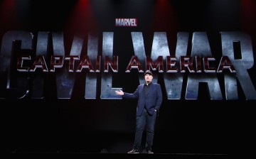 Producer Kevin Feige  attends the 'Worlds, Galaxies, And Universes: Live Action At The Walt Disney Studios' Presentation At Disney's D23 EXPO 2015.