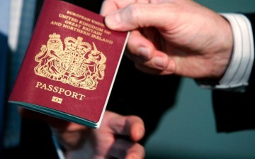A British passport.