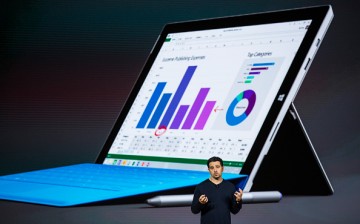 Microsoft Corporate Vice President Panos Panay introduces Microsoft Surface Pro 4 at a media event in October.  