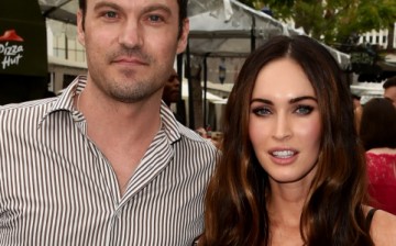 Brian Austin Green and Megan Fox  attend the block party for the premiere of Paramount Pictures' 'Teenage Mutant Ninja Turtles' at Regency Village Theater on August 3, 2014 in Westwood, California. 