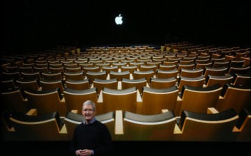 Apple CEO Tim Cook speaks during an Apple special event at Apple headquarters on March 21, 2016 in Cupertino, California.   