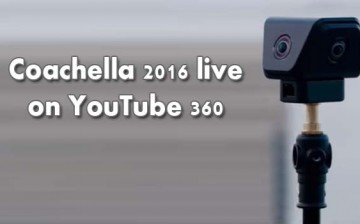 YouTube will use 360 cameras like this to broadcast Coachella 2016
