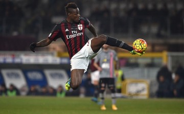 AC Milan striker Mario Balotelli.