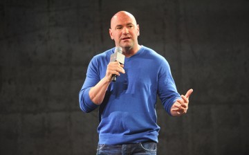 UFC President Dana White speaks the Launch Of The Reebok UFC Fight Kit at Skylight Modern.  