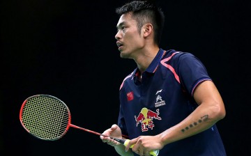 Chinese badminton star Lin Dan.