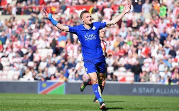 Leicester City striker Jamie Vardy.