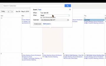   The Google Calendar can schedule meetings with Find Time.    