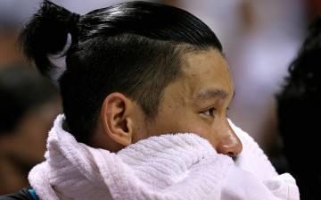 Jeremy Lin of the Charlotte Hornets looks on during Game Seven of the Eastern Conference Quarterfinals.