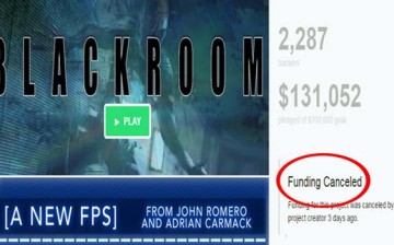 Blackroom Kickstarter campaign had reached 19 percent of the pledged amount in just four days