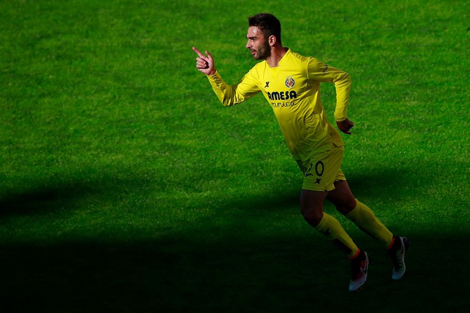 Villarreal forward Adrian Lopez.