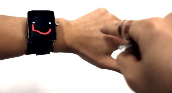Future Interfaces Group introduces SkinTrack, a solution for the small screens of smartwatches