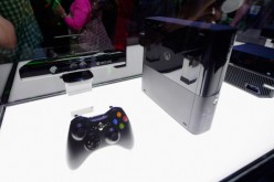 An Xbox One, not the Xbox Two, and its controller on display at the Microsoft Xbox booth 