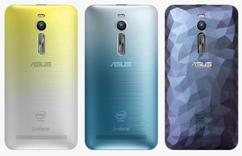 Several designs of the ASUS Zenfone 2, not the ASUS Zenfone 3, can be seen in the official image
