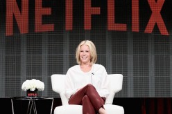Comedian Chelsea Handler speaks onstage during the 'Chelsea Does' panel discussion at the Netflix portion of the 2015 Summer TCA Tour at The Beverly Hilton Hotel on July 28, 2015 in Beverly Hills, California.