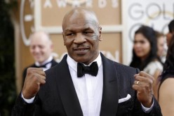 Boxer Mike Tyson arrives at the 71st annual Golden Globe Awards in this Jan. 12, 2014 file photo.