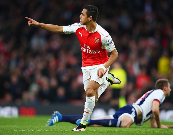 Arsenal winger Alexis Sanchez.