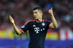 Bayern Munich striker Robert Lewandowski.