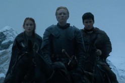 Sansa Stark (Sophie Turner) arrives at Winterfell in the HBO series 