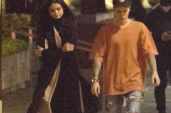 Bieber and Gomez are seen together in 2015.  