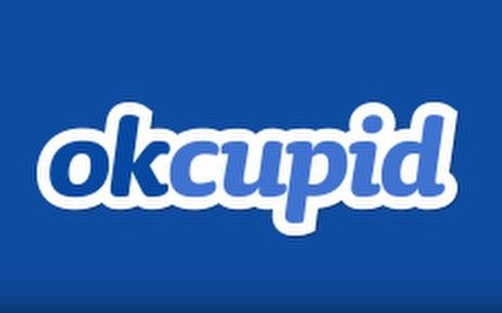 The OkCupid logo is shown in blue