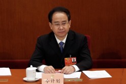Ling Jihua attends the plenary session of the Chinese People's Political Consultative Conference at the Great Hall of the People on March 8, 2013 in Beijing, China.