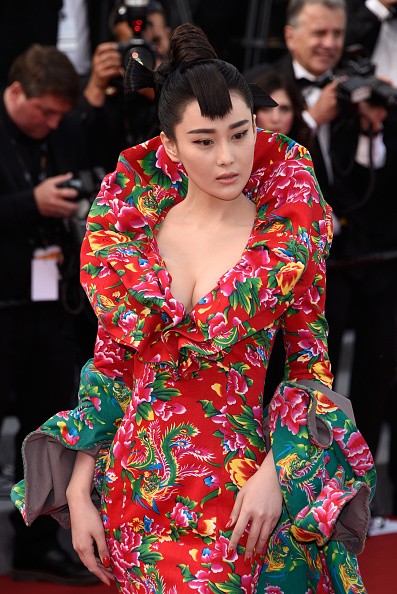 Viann Zhang poses  at the opening ceremony and premiere of 'La Tete Haute' ('Standing Tall') during the 68th annual Cannes Film Festival on May 13, 2015 in Cannes, France. 