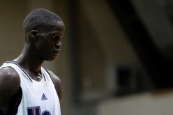 Thon Maker is taking a break during the Adidas Eurocamp. 