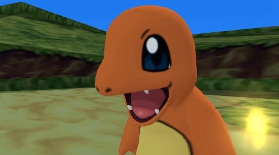 Charmander is shown in a fan-made 3D animated short of Nintendo's Pokemon