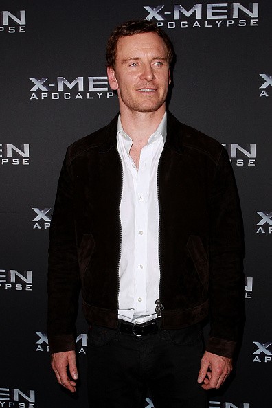 Michael Fassbender, reprising his role as Magneto arrives at the "X-Men: Apocalypse" VIP screening at Event Cinemas George Street on May 16, 2016 in Sydney, Australia. 