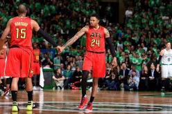 Al Horford and Kent Bazemore