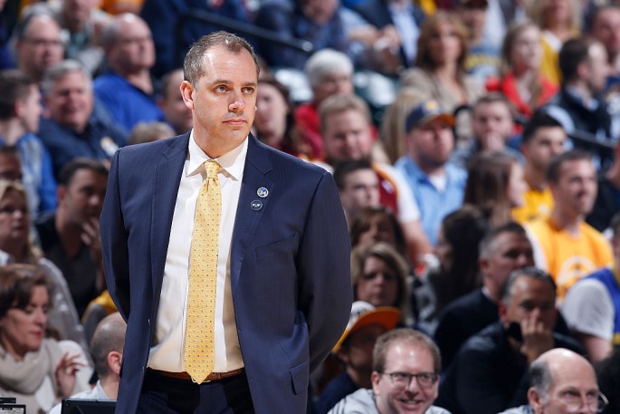 Former Indiana Pacers head coach Frank Vogel.