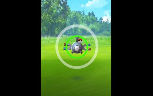 The Pokemon GO gameplay can be seen in a screenshot of a video