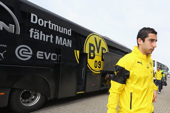 Borussia Dortmund midfielder Henrikh Mkhitaryan.