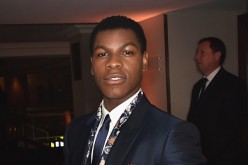 John Boyega stands at the winners room at the Jameson Empire Awards 2016 at The Grosvenor House Hotel after accepting the award for Best Male Newcomer on March 20, 2016 in London, England. 