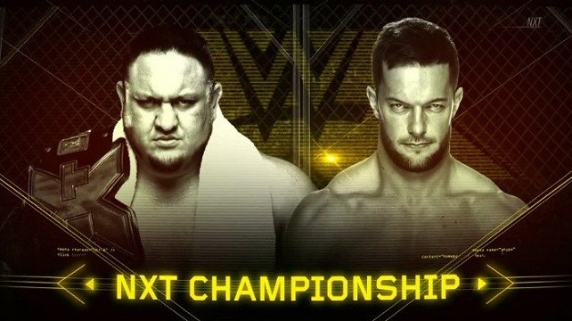 Samoa Joe vs. Finn Balor for the NXT championshp in a Steel Cage Match is the main event of NXT TakeOver: Revenge.