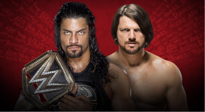 Roman Reigns vs. AJ Styles live stream - WWE Extreme Rules
