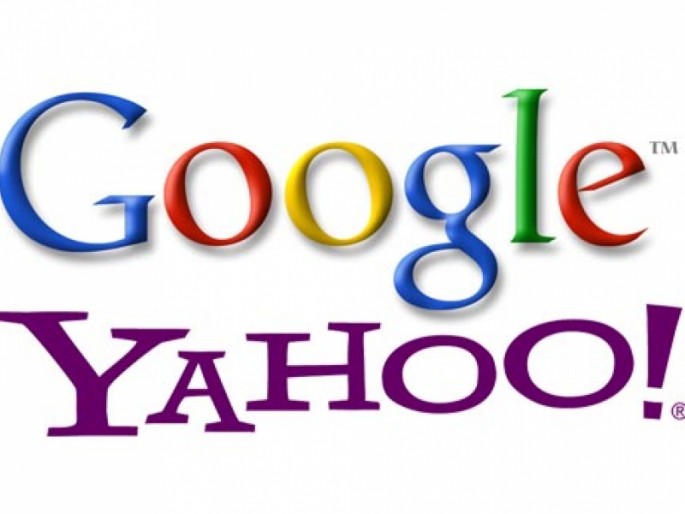 Google and Yahoo Logos