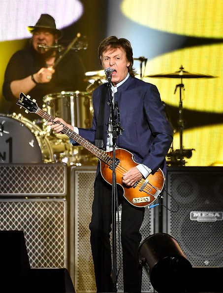 Paul McCartney performs on Opening Night of the One On One Tour at Save Mart Center on April 13, 2016 in Fresno, California.